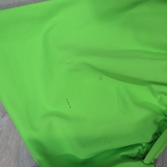 NWOT Good American Women Chartreuse Bikini Top swim sz 5/2XL - Picture 5 of 9